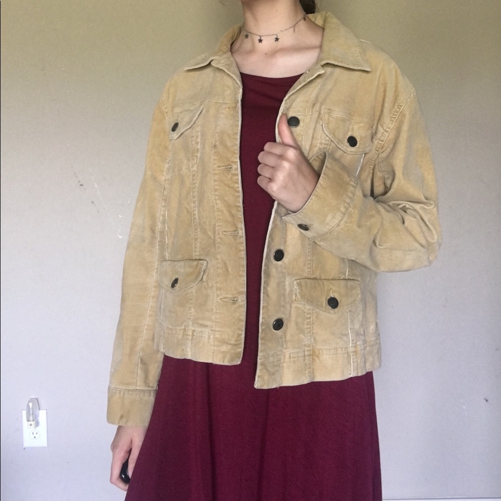 Khaki corduroy jacket